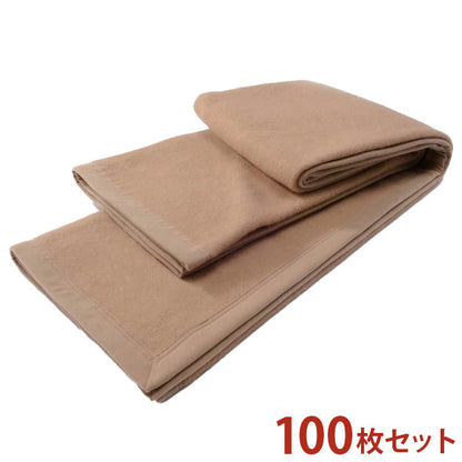 災害用毛布 100枚セット 難燃性 圧縮毛布 オフィス 企業 法人 の災害用備蓄用 防災用品 非常用 救助用 難燃性ポリエステル毛布 シングル 140×200cm(代引不可)