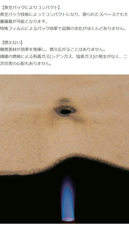 【100枚セット】災害用毛布 難燃性 圧縮毛布 オフィス 企業 法人 災害用備蓄用 防災用品 非常用 救助用 難燃性ポリエステル毛布 シングル 140×200cm(代引不可)