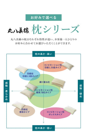 フェザー枕 羽根枕 丸八真綿 ホテル仕様 羽根1.5倍 増量タイプ 63×43cm 上質羽毛 綿100% クリーム 無地 ストレートネック 安眠 快眠 まくら ピロー 羽毛まくら 羽毛枕 Sleep Artist