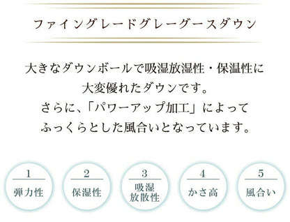 丸八真綿 羽毛布団 柄任せ シルバーグースダウン90% ポリエステル85% 綿15% 日本製 羽毛ふとん 羽毛掛けふとん 立体キルト(代引不可)