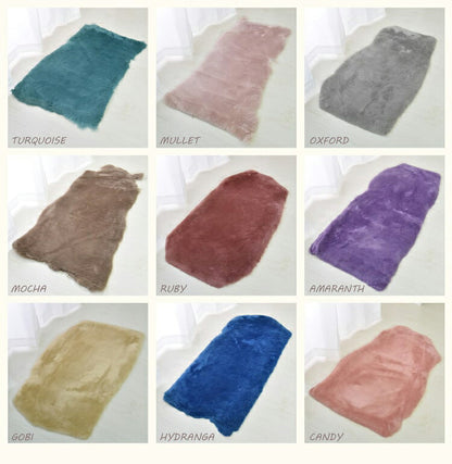 【数量限定】アウトレット 短毛 ムートンラグ 1匹 スプリングラム 原皮 オーストラリア産 ラグ 高品質 選べる16色 ムートン 原皮(代引不可)