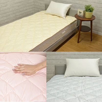 日本製 洗える羊毛ベッドパッド 英国産ハンプシャー種 セミダブル 洗えるウール ベッドパッド 羊毛100% 洗濯可能 羊毛 ウール 消臭 ベッドパット 羊毛パッド ウールパッド 抗菌防臭加工(代引不可)