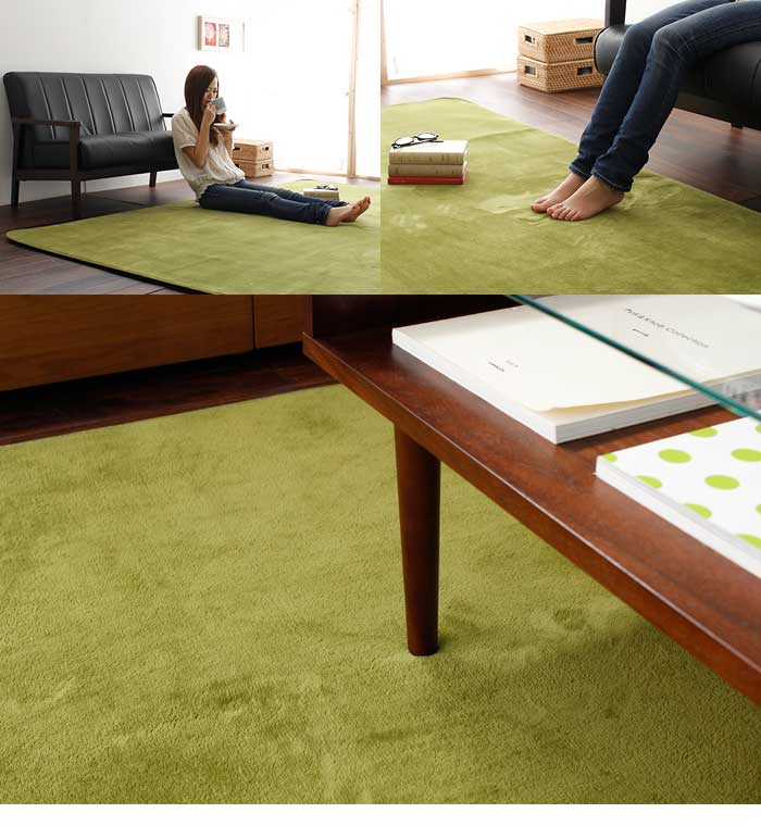 マイクロファイバーラグ ラグマット 190x240cm L 長方形 フランネル 洗える 滑り止め付 北欧 オールシーズン ホットカーペット・床暖対応 リビング 絨毯 カーペット