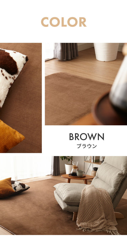 低反発 ラグ 極厚低反発ラグ 200×200cm 低反発ラグマット 洗える 厚さ20mm 撥水 滑り止め付 ホットカーペット対応 抗菌 防ダニ 防臭 長方形 無地 高密度250g/平方メートル ノンホルムアルデヒド