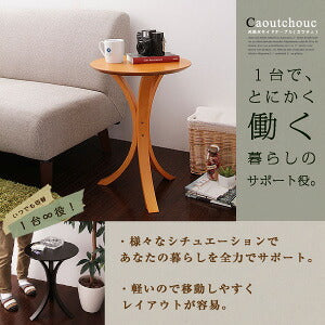 天然木 サイドテーブル サブテーブル コンソール ナイトテーブル ブラック ホワイト ナチュラル ダークブラウン 天然木突き板サイドテーブル[カウチュ]Caoutchouc コンパクト 奥行き40cm 省スペース 幅40cm 高さ54cm