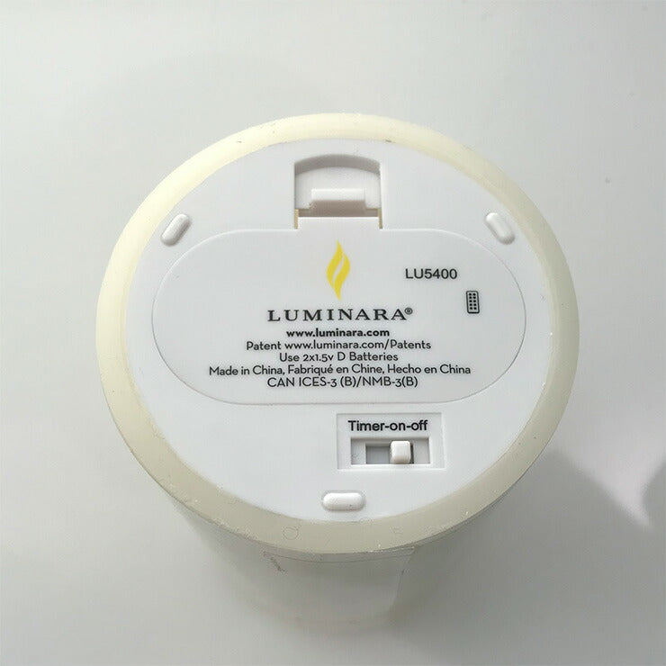 NEW LUMINARA ルミナラ LEDキャンドルライト 無香 Mサイズ アイボリー B03070020IV 3×6