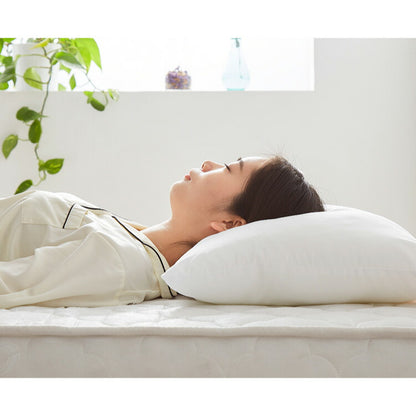 ウォッシャブル枕 35×50cm 日本製 テイジン中綿使用 丸洗いOK 頸椎安定型 ホテル仕様 肩こり 首こり 国産 安眠 マクラ まくら 洗える 業務用 旅館 ホテル ヌード 寝具 枕 シンプル