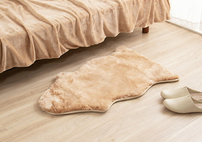 ムートンラグ 1匹サイズ 2枚セット オーストラリア産 長毛 ムートン ラグ もこもこ 毛皮ラグ 敷物 ムートンフリース 60×90