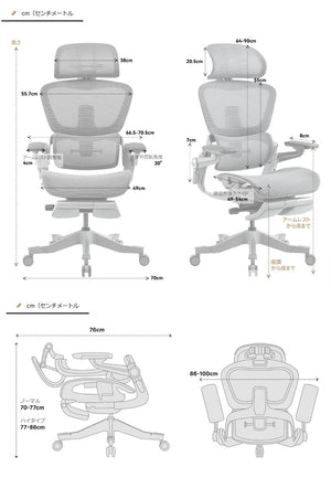 HINOMI H1 PRO V2-M Mサイズ エルゴノミクスチェア Ergonomics CHAIR オフィスチェア デスク オフィス 省スペース 折りたたみ 折りたたみ式フレーム 調整機能 アームレスト ヘッドレスト(代引不可)