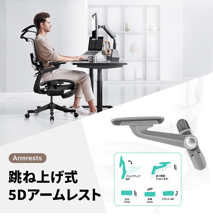 HINOMI H1 PRO V2-S Sサイズ エルゴノミクスチェア Ergonomics CHAIR オフィスチェア デスク オフィス 省スペース 折りたたみ 折りたたみ式フレーム 調整機能 アームレスト ヘッドレスト(代引不可)
