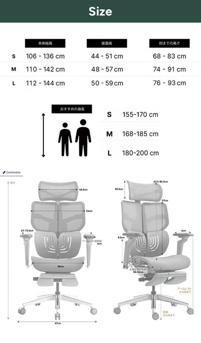 HINOMI X1-L Lサイズ エルゴノミクスチェア X1 Ergonomics CHAIR オフィスチェア デスク オフィス 背もたれ調節 ランバーサポート アームレスト ヘッドレスト リクライニング(代引不可)