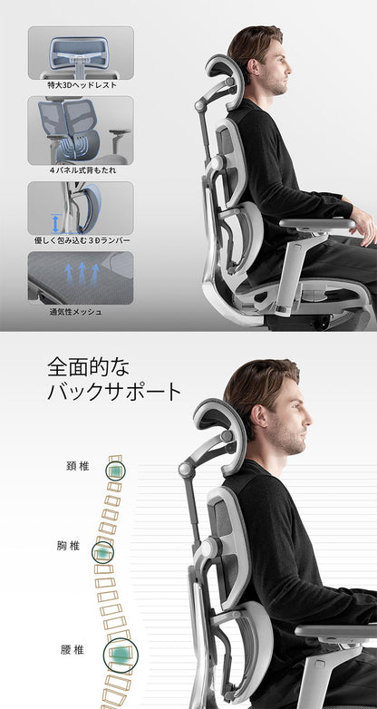 HINOMI X1-L Lサイズ エルゴノミクスチェア X1 Ergonomics CHAIR オフィスチェア デスク オフィス 背もたれ調節 ランバーサポート アームレスト ヘッドレスト リクライニング(代引不可)