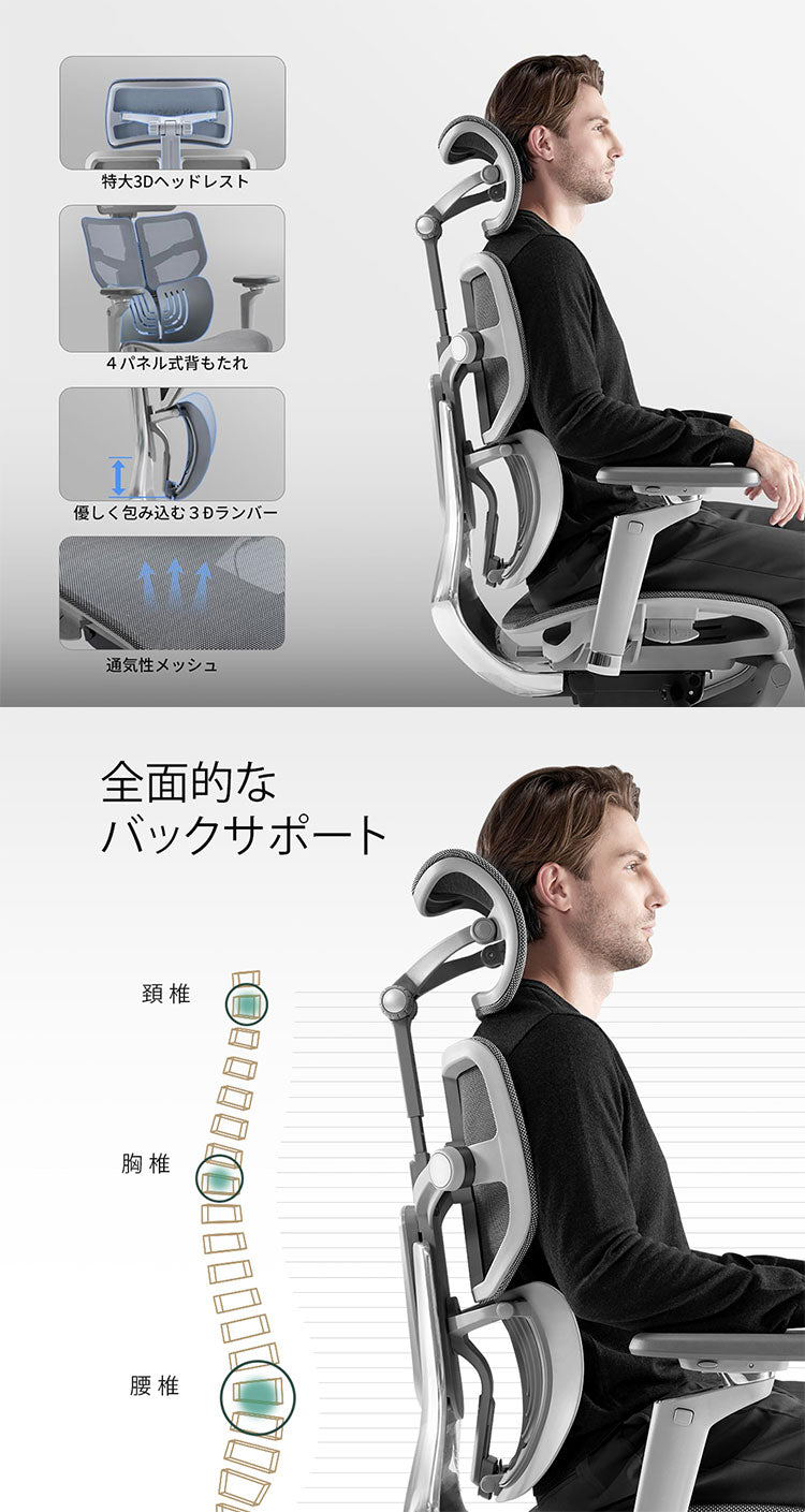 HINOMI X1-M Mサイズ エルゴノミクスチェア X1 Ergonomics CHAIR オフィスチェア デスク オフィス 背もたれ調節 ランバーサポート アームレスト ヘッドレスト リクライニング(代引不可)