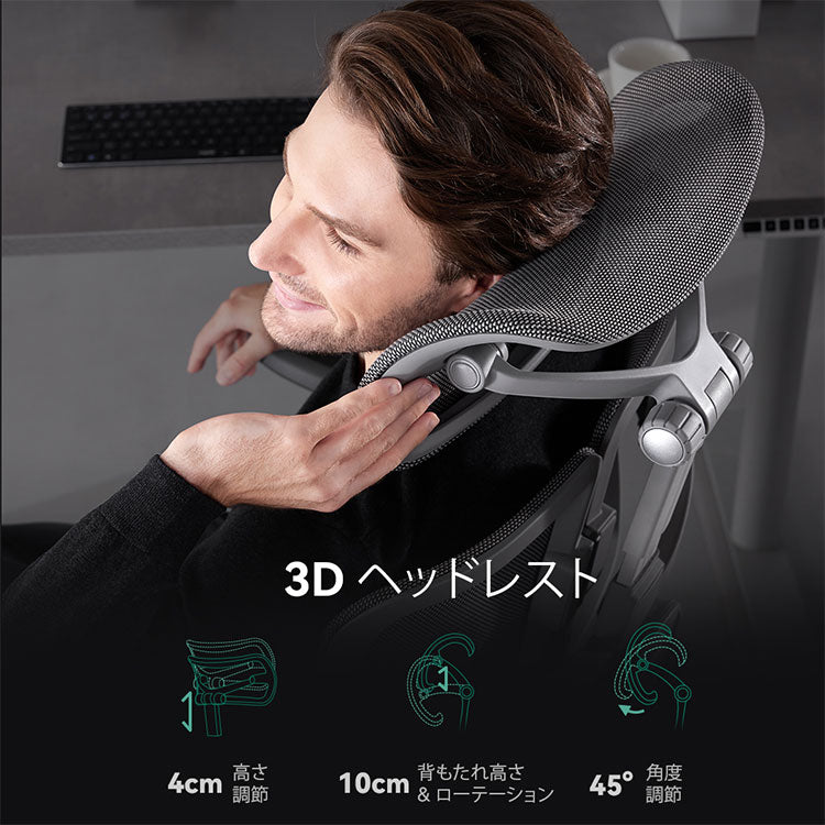 HINOMI X1-M Mサイズ エルゴノミクスチェア X1 Ergonomics CHAIR オフィスチェア デスク オフィス 背もたれ調節 ランバーサポート アームレスト ヘッドレスト リクライニング(代引不可)