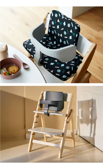 セット販売 moji モジ ベビーチェア イッピー チューン スターターセット 2点セット YIPPY TUNE ラバー材 ドイツ生まれのハイチェア 折りたたみ ハイチェア キッズチェア イス 3年保証(代引不可)