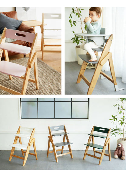 セット販売 moji モジ ベビーチェア イッピー チューン スターターセット 2点セット YIPPY TUNE ラバー材 ドイツ生まれのハイチェア 折りたたみ ハイチェア キッズチェア イス 3年保証(代引不可)