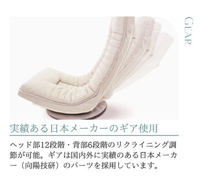 cocochi ROTATING CHAIR アップサイド ドゥ ココチ 回転座椅子 MYK023-001 座椅子 回転式 リビング シンプル おしゃれ 回転 椅子 いす イス 背もたれ アイボリー グレー(代引不可)