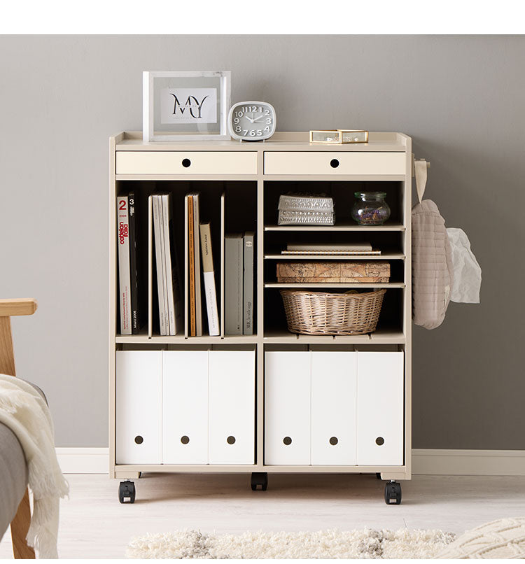 LUMIERE MULTI WAGON Grege アップサイド ドゥ ルミエール マルチワゴン オフィス 書類収納 収納ケース 棚 収納棚 日本製 組立不要 リビング 書斎 オフィス 子ども部屋(代引不可)