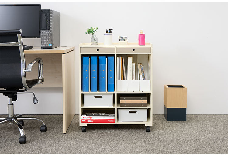 LUMIERE MULTI WAGON Grege アップサイド ドゥ ルミエール マルチワゴン オフィス 書類収納 収納ケース 棚 収納棚 日本製 組立不要 リビング 書斎 オフィス 子ども部屋(代引不可)