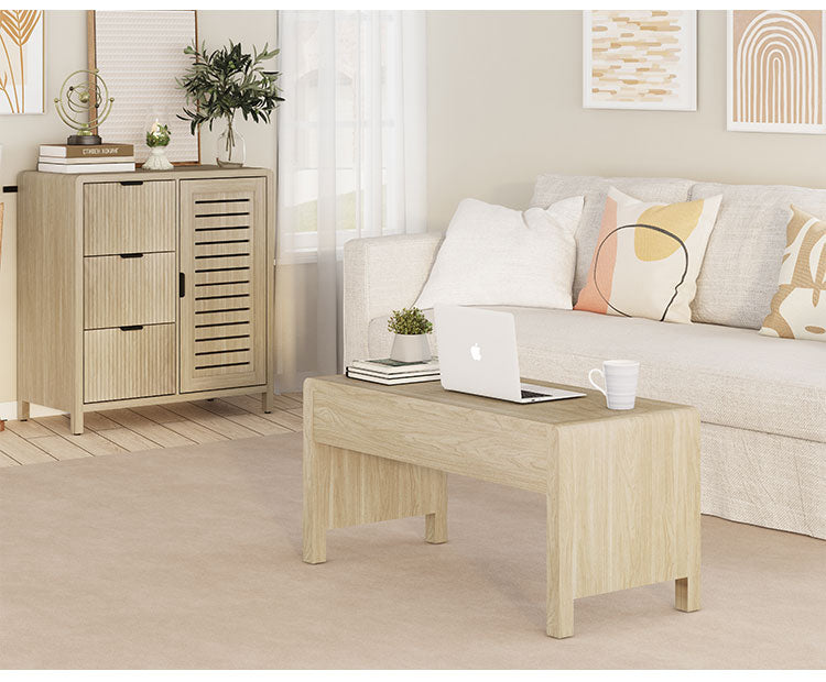 ROOMY CENTER TABLE SAND アップサイド ドゥ ルーミー センターテーブル サンド BY-CT1534-1 テーブル シンプルリビング 韓国インテリア かわいい おしゃれ 木目調(代引不可)