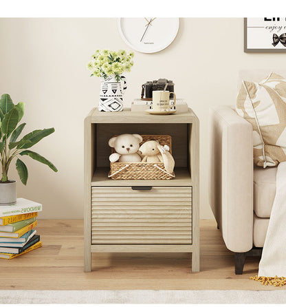 ROOMY SIDE TABLE SAND アップサイド ドゥ ルーミー サイドテーブル サンド BY-ET1503-1 収納 収納棚 韓国インテリア かわいい おしゃれ 木目調(代引不可)