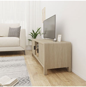 ROOMY LOW BOADE SAND テレビスタンド リビング テレビ下収納 収納 収納家具 かわいい おしゃれ 木目調 韓国インテリア シンプル ローボード(代引不可)
