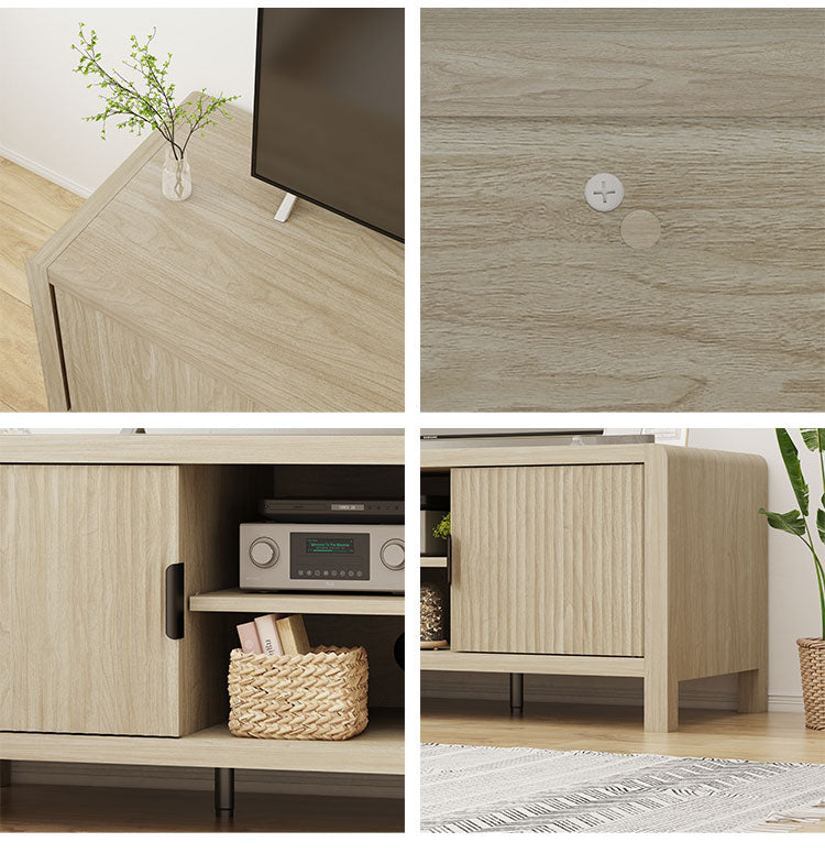 ROOMY LOW BOADE SAND テレビスタンド リビング テレビ下収納 収納 収納家具 かわいい おしゃれ 木目調 韓国インテリア シンプル ローボード(代引不可)