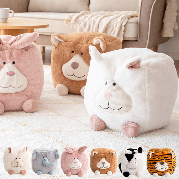 アニマルスツール MOFUA CH-X003 スツール ビーズクッション アニマル どうぶつ型 インテリア 椅子 来客時 チェア かわいい キュート ポップ オットマン 動物スツール アニマルチェア(代引不可)