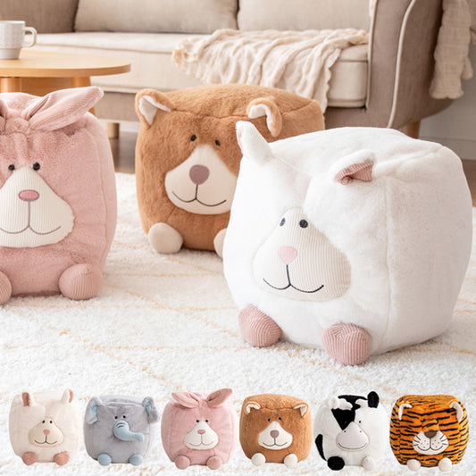 アニマルスツール MOFUA CH-X003 スツール ビーズクッション アニマル どうぶつ型 インテリア 椅子 来客時 チェア かわいい キュート ポップ オットマン 動物スツール アニマルチェア(代引不可)