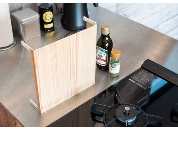 1口コンロカバー TEER ティール コンロカバー コンロ上 作業台 作業スペース キッチン 雑貨 台所 カバー 木目調 ナチュラル おしゃれ 一人暮らし(代引不可)