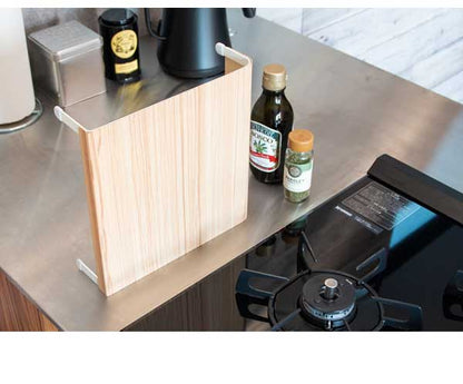 1口コンロカバー TEER ティール コンロカバー コンロ上 作業台 作業スペース キッチン 雑貨 台所 カバー 木目調 ナチュラル おしゃれ 一人暮らし(代引不可)