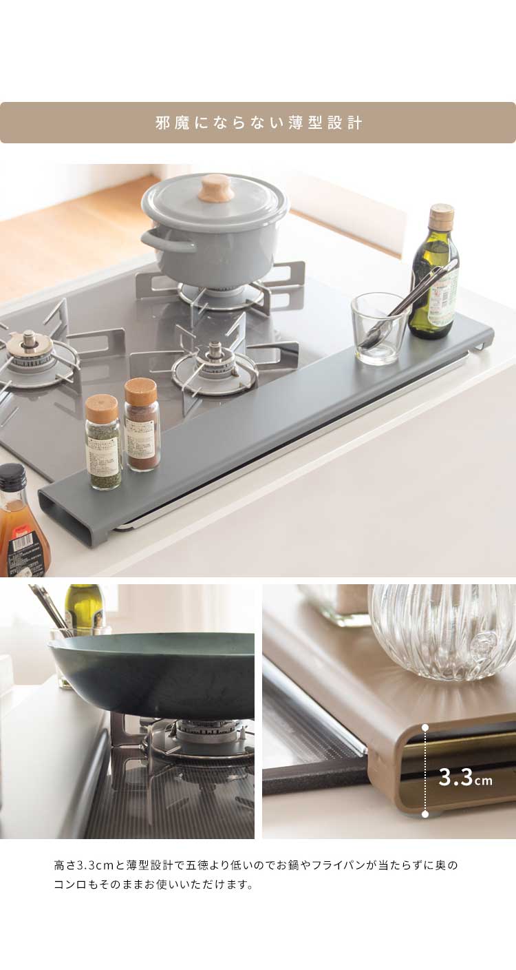 薄型排気口カバー Mento 排気口カバー 60cm フラット くすみカラー キッチン コンロ 油はね 排気口 カバー 排気孔 薄型 IHヒーター スチール 60(代引不可)