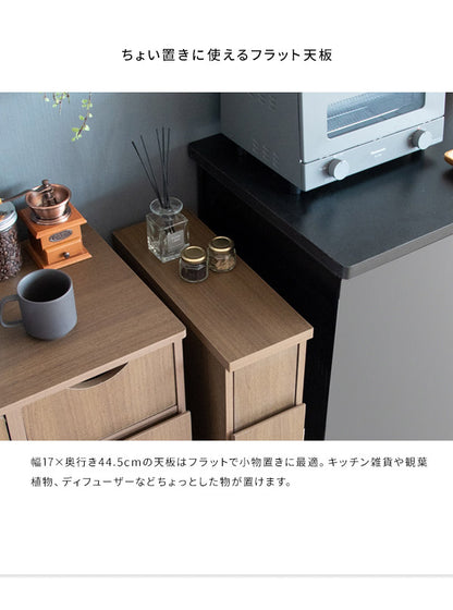 ゴミ箱 スリムダストボックス 幅17cm Santia サンティア プッシュ式 30リットル ワンプッシュ キッチンペール スリムデザイン ごみばこ 木目調(代引不可)