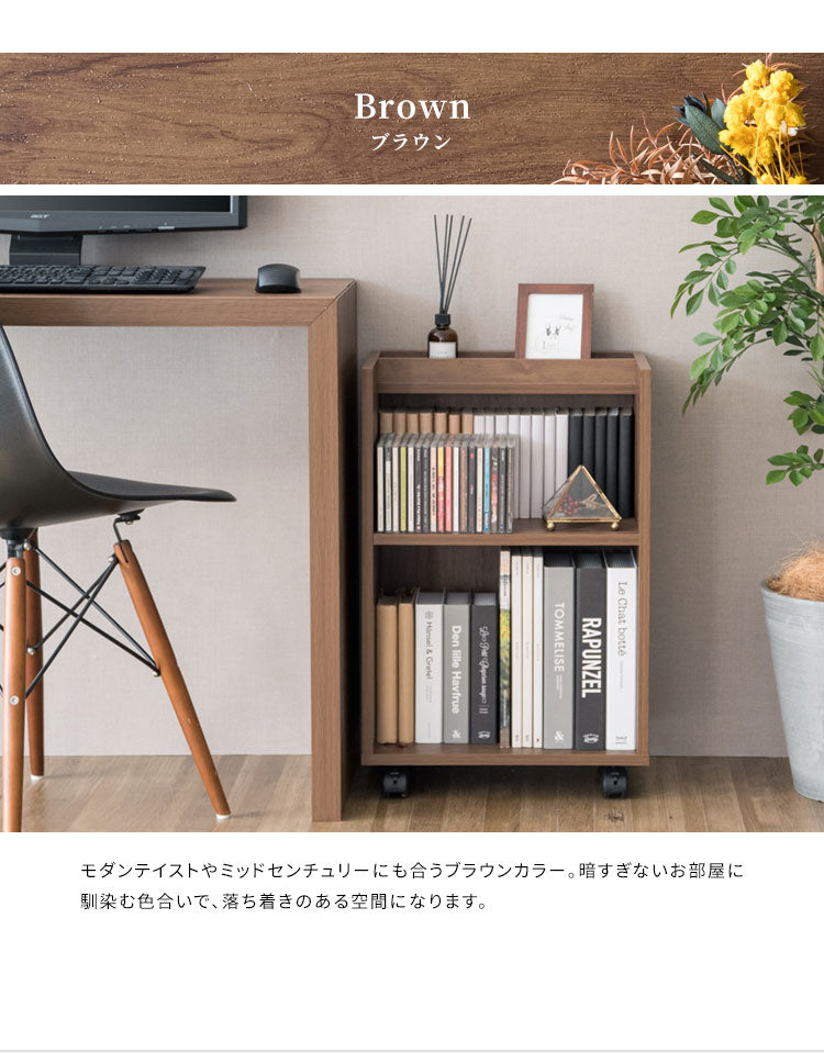 キャスター付き サイドラック Lezele ルゼル 2段 オープン デスクワゴン デスク下収納 サイドワゴン オフィス収納 オフィスデスク サイドテーブル ソファサイド(代引不可)