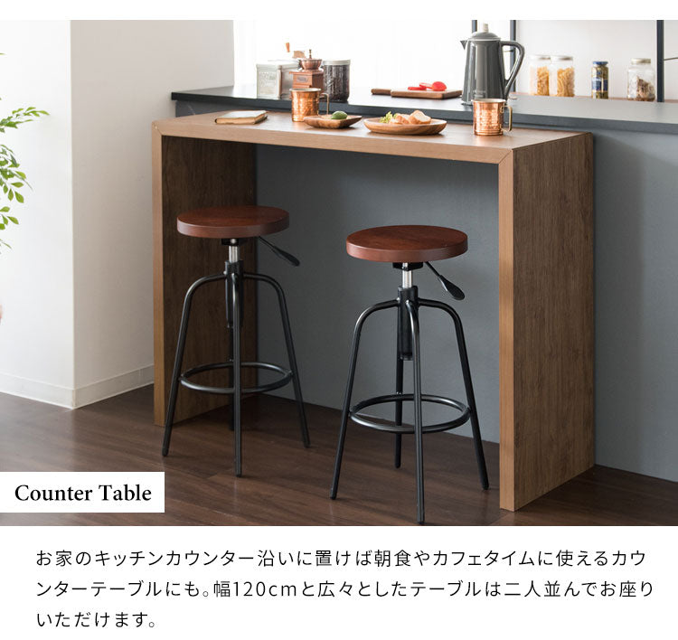 高さ90cm シンプルカウンターテーブル 幅120cm 奥行き40 Visage Neo ビサージュ ネオ スタンディングデスク カウンター パソコンデスク PCデスク 机 在宅ワーク 在宅 テレワーク カウンターテーブル シンプル おしゃれ 省スペース カフェタイム(代引不可)