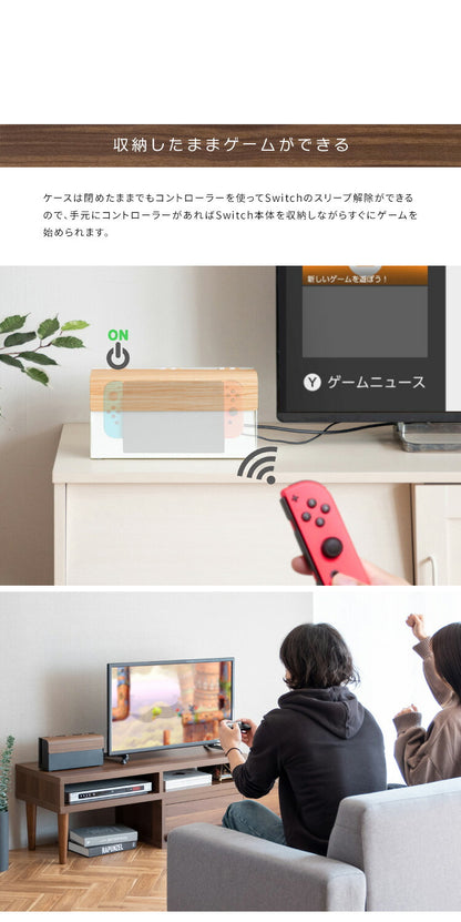 ゲーム機ケース TEER ティール ゲーム機 収納 ケース Nintendo switch スイッチ ナチュラル シンプル おしゃれ コンパクト スチール リビング スイッチケース スイッチカバー(代引不可)