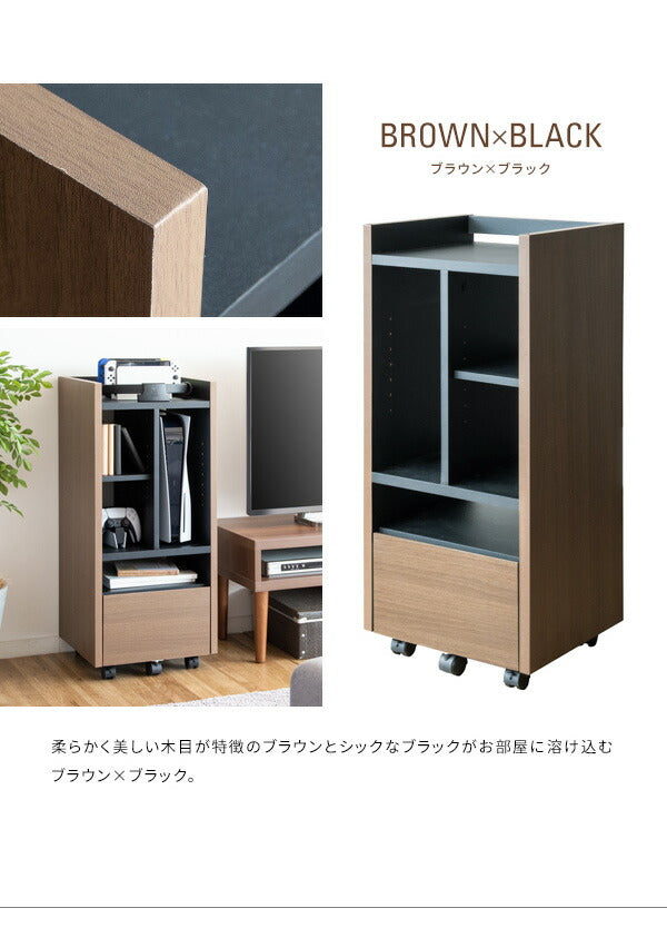 ゲーム機ラック REGABO レガボ PS5対応 キャスター付きゲーム 収納棚 GRK-001 ゲーミングラック ゲーム機 収納 コントローラー収納 ゲーム機収納ラック 引き出し リビング収納(代引不可)