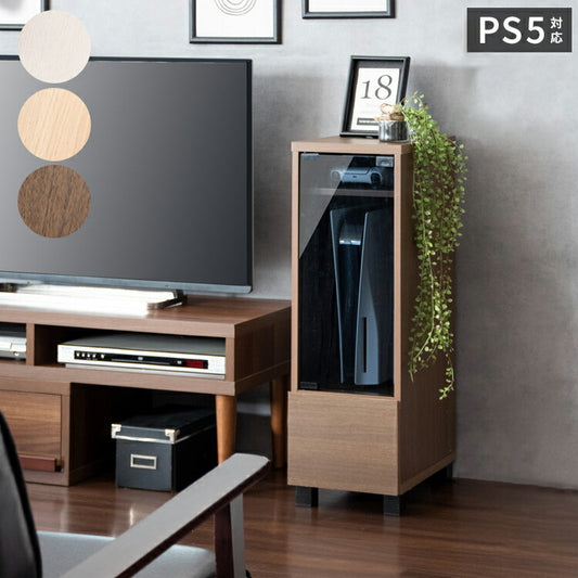 ゲーム機ラック REGABO レガボ PS5対応 スリムタイプ ゲーム 収納棚 GRK-003 ゲーミングラック ゲーム機 収納 コントローラー収納 ゲーム機収納ラック 引き出し リビング収納(代引不可)