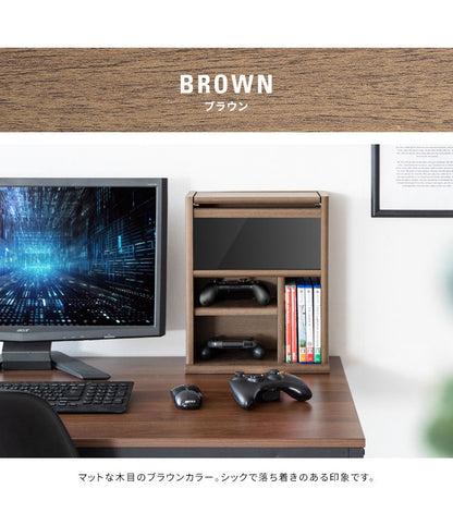 ゲーム機ラック REGABO レガボ Switch対応 スリムタイプ ゲーム 収納棚 GRK-003 ゲーミングラック ゲーム機 収納 コントローラー収納 ゲーム機収納ラック 引き出し(代引不可)