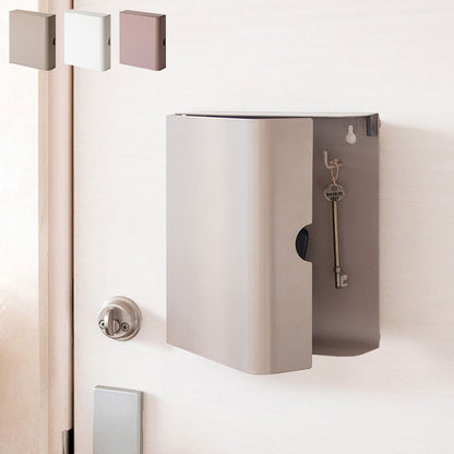 キーボックス TEER ティール くすみカラー かわいい おしゃれ 鍵収納 壁面収納 壁掛け 収納ケース 収納ボックス ボックス 扉付き コンパクト 目隠し マグネット 磁石 ねじ止め キーケース 玄関(代引不可)