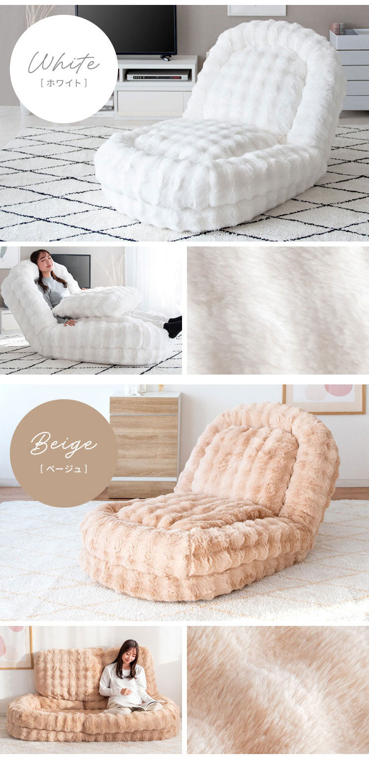 ふわとろソファベッド SF-1650 Foure フール 座椅子 ソファ ベッド 3WAY クッション ふかふか 18段階 リクライニング リクライニング機能付き かわいい 可愛い ふわとろ ソファベッド コンパクト 一人掛け 二人掛け おしゃれ ふわふわ 宮武製作所(代引不可)