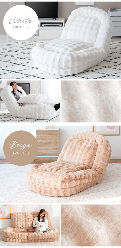 ふわとろソファベッド SF-1650 Foure フール 座椅子 ソファ ベッド 3WAY クッション ふかふか 18段階 リクライニング リクライニング機能付き かわいい 可愛い ふわとろ ソファベッド コンパクト 一人掛け 二人掛け おしゃれ ふわふわ 宮武製作所(代引不可)