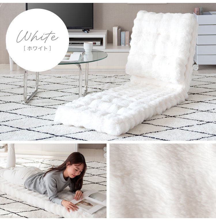 ふわとろ3way座椅子 Foure フール YS-2200 座椅子 カウチソファ ベッド 3WAY リクライニング リクライニング調節可能 かわいい 可愛い ふわとろ ソファベッド(代引不可)