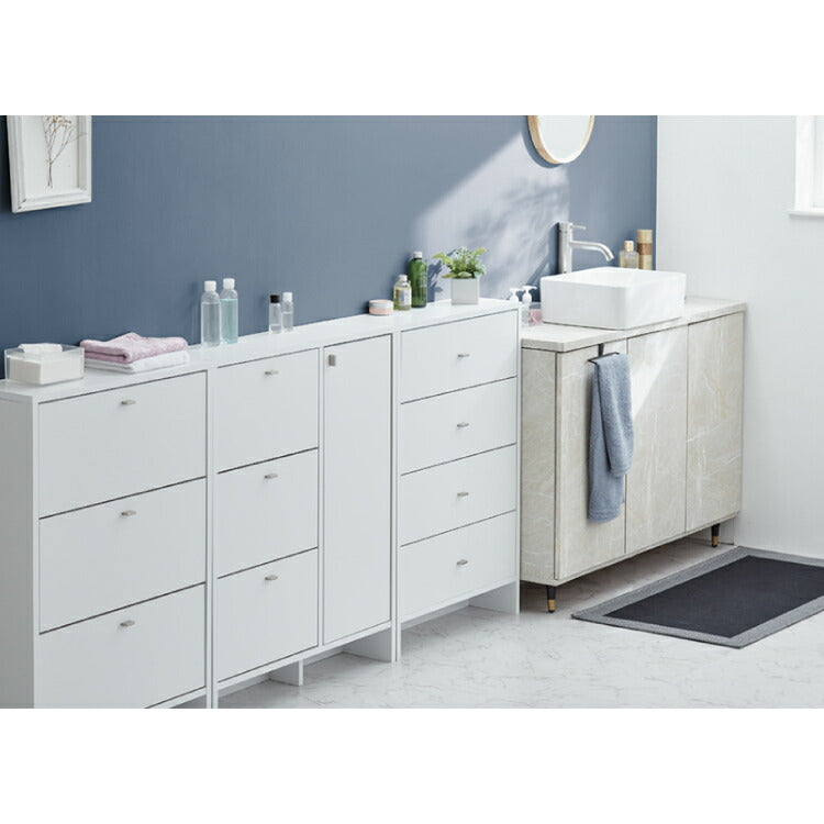 日本製 サニタリーチェスト 奥行20cm チェストタイプ 薄型 すき間収納 サニタリーすき間チェスト ランドリー 棚 ラック チェスト ランドリー収納 スマート コンパクト 国産 おしゃれ かわいい(代引不可)