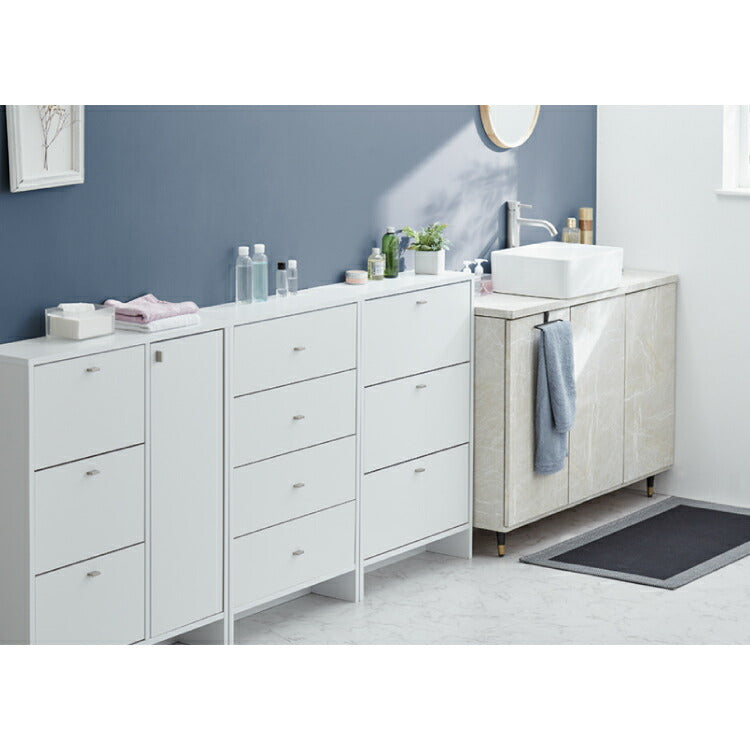 日本製 サニタリーチェスト 奥行20cm フラップタイプ 薄型 すき間収納 サニタリーすき間チェスト ランドリー 棚 ラック チェスト ランドリー収納 スマート コンパクト 国産 おしゃれ かわいい(代引不可)