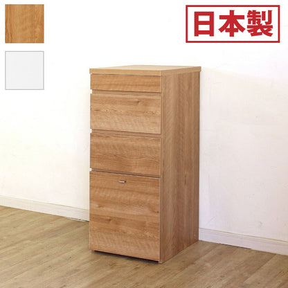 日本製 キャビネット D 40cm幅 引出し収納 ラック 収納 国産 リビング収納 机 ルーター収納 プリンター収納 木製 おしゃれ 木目調(代引不可)