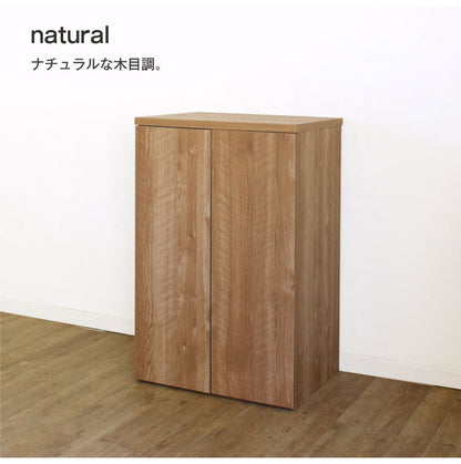 日本製 キャビネット 扉タイプ 幅60 ラック 収納 国産 リビング 収納 机 ルーター収納 プリンター収納 木製 おしゃれ かわいい(代引不可)
