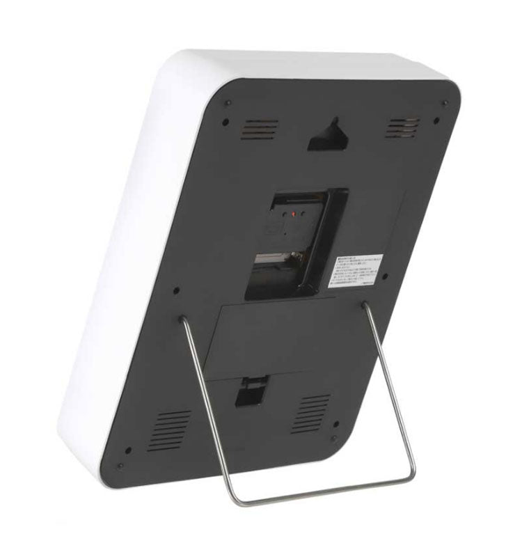 ノア精密 MAG 電波自動点灯置掛両用時計 ルック W-779 WH-Z ライト 電波時計 夜間秒針停止機能 ステップ秒針 マグ