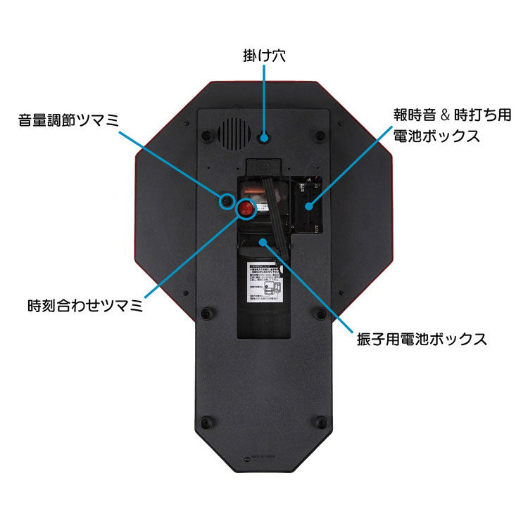 ノア精密 西洋館 MAG W-670 メロディ掛け時計 BR