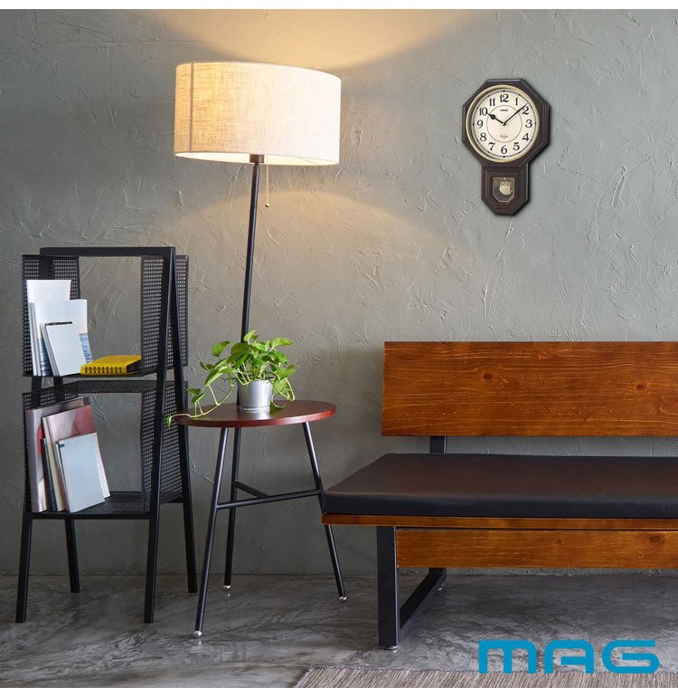 ノア精密 西洋館 MAG W-670 メロディ掛け時計 BR